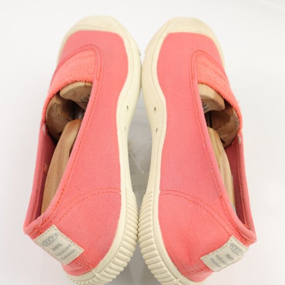 Keen Womens Maderas Slip On Shoe Size 8 Red Coral Sporty Flat Loafer Bumper Toe - Picture 7 of 12